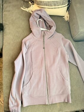 lululemon athletica Dusty Lavender Full-Zip Hoodie